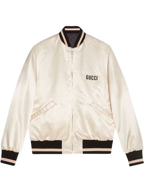 bomber jacket with patches gucci